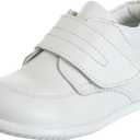 Josmo Baby-Girl's Smart Walking Shoes Nonslip Boys First Step Walker Leather Non-Slip Bottom High top Dress Boots (3.5 Infant)