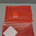 May Chen for M4 MacBook Air 13.6 inch Case 2025 2024 2023 2022 Release A3240 M3 A3113 M2 A2681, Plastic Hard Shell Case for MacBook Air 13.6" with Retina Display Fits Touch ID, Matte Red