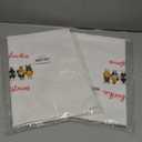 Trenstise Christmas Funny Chicken Kitchen Towels, Chicken Lover Lady Mom Gifts, Winter Holiday Xmas Farm Rooster Hen Decorative Dish Tea Hand Towels for Kitchen Bathroom, 16x24 Inch sizhiji 2 Pack