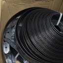 Sasylvia 2.5'' x 200' Landscape Edging Kit Edging Border Coil Include Anchoring Spikes 10 Connectors Plastic Garden Border for Lawn Garden Grass Yard Home(Black) 