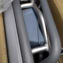 Roylvan Raised Toilet Seat with Handles -HSA 400LB Adjustable Width Height Elevated Toilet Seat Riser for Seniors with Cozy Padded Armrests Handles Paper Holder Bedside Commode for Elderly, Silver