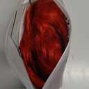 Red Wig for Women Long Wavy Wigs Middle Part Curly Wavy Wig Natural Looking Synthetic Heat Resistant Fiber Wig for Daily Party Use