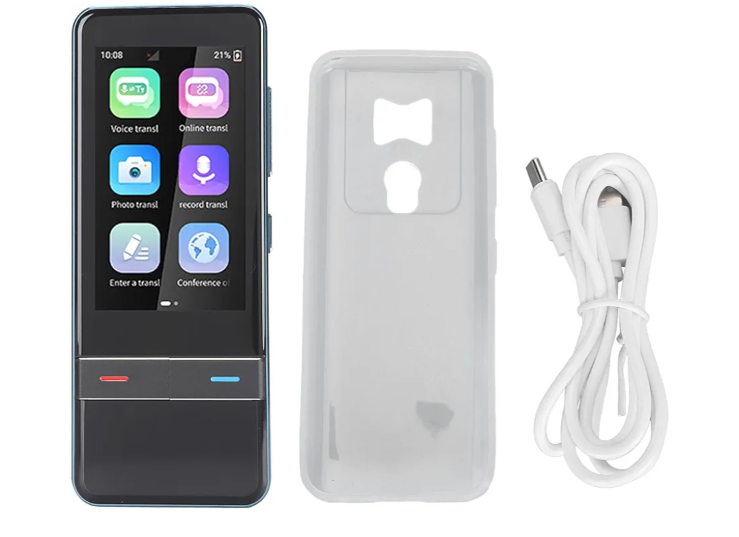 Translator Device, AI Intelligent Translator 139 Languages Online Translation High Accuracy Language Translator Device Translation Device with HD Noise Reduction for Trip Business