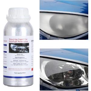 ROYWOO Car Headlight Restoration Liquid 600ml (800g), Auto Headlight Scratch Restoring Fluid, Headlight Lens Polish Repair Liquid for Repair of Scratch,Yellowed, Haze, Cracked Headlamp