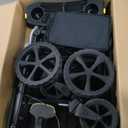 BOB Gear Renegade Canopy Stroller Wagon with 3 Seats, 5-Point Harness System, All-Terrain Tires, and Push and Pull Handle, Nightfall