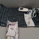 Deepsoon Heating Pad,Electric Heating Pads for Back,Neck,Abdomen,Moist Heating Pad for Shoulder,Knee,Arms,Legs,Dry/Moist Heat & Auto Shut Off,Christmas Gifts for Men and Women,Dark Gray,24x12 Inch