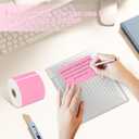 3 X 5 Inch Printable Waterproof Rectangle Color Coding Labels, 300 Per Roll Adhesive Color Coding Stickers for Bar-Codes, Address, Small Business Labeling, Inventory, Pink