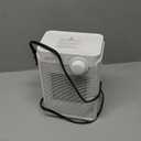 Lerat Electric Space Heater, Small Heater for Indoor Use, 1200W PTC Fast Heating Portable Heater, Overheat & Tip-Over Protection, Heating & Fan Modes for Bedroom, Office, Camping, Milky white