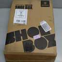 SEE SPRING X-Large Shoe Storage Box Fit Size 11, Clear Plastic Stackable Shoe Organizer for Closet, Space Saving Foldable Shoe Rack Sneaker Container Bin Holder, 12 Pack Clear