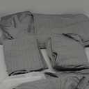Comfort Spaces Daybed Cover - Luxe Double Sided-Quilting, All Season Cozy Bedding with Bedskirt, Matching Shams, Kienna Grey 75"x39" 5 Piece,100% Microfiber (Gray)