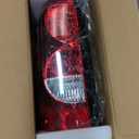 Tail Lights Rear Lamp Compatible With 2003 2004 2005 2006 Chevy Silverado 03 Silverado 04 Silverado 05 Silverado 06 Silverado Brake Lamp Driver Side And Passenger Side (Black Trim)