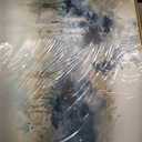 Wall Art Landscape Modern Wall Decor Canvas Painting Blue Ink Wall Art Large Artwork for Living Room Bedroom Office Home Decor 30"x60" with Framed