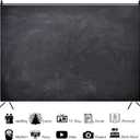 Renaiss 7x5ft Blank Blackboard Backdrop for Photoshoot Man Woman Portrait DIY Chalkboard Photography Background Back to School Banner School Season Photo Booth Props Wedding Teachers` Day Party Decor