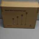 68" Solar Lamp Post Light Outdoor - 3000K Warm White, IP45 Waterproof Post Solar Lights Outdoor, Pole Lights Decorative Lamp for Yard Garden Patio Lawn Pathway Driveway Front/Back Door (2PK)