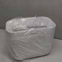 Compost Bin Kitchen for Countertop or Under Sink, 2.6 Gallon Hanging Small Trash Can with Lid, Garbage Can for Cabinet Door, Indoor/outdoor Food Waste Bin for Kitchen, Bathroom, RV, Office, White