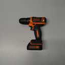 BLACK+DECKER 12V MAX Cordless Drill/Driver, Battery and Charger Included (BDCDD12C)