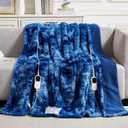 Homemate Electric Heated Blanket Queen Size - 84"x90" Heating Blanket Queen Size Dual Control 1/2/4/6/8 Hours Auto-Off 10 Heat Level Over-Heat Protection Luxury Faux Fur Sherpa ETL Certification