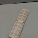 NEW Foldable Weekly Pill Organizer with Extra Grid, Portable 7 Day Pill Box Once / 1 Time a Day, Week Daily Medicine Organizer - Large Travel Pill Case Holder Dispenser for Vitamin, Supplement-Khaki