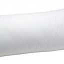 AllerEase 100% Cotton Allergy Protection Medium Density Body Pillow, 20" x 54" - Breathable, Hypoallergenic Fiber Fill, Barrier Protection Against Household Allergens, Allergist Recommended