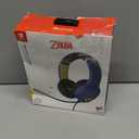 PDP Gaming AIRLITE Wired Stereo Headset with Noise-Cancelling Mic for Nintendo Switch/Switch Lite/Switch OLED (Legend of Zelda Hyrule Blue) (Blue and Gold)