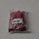 Janinka 6 Pcs Red Long Velvet Bows Christmas Ornaments 23.5x15.5 Inch Vintage Large Velvet Christmas Swag Staircase Wreath Tree Topper Bows Large Bow for Outdoor