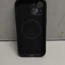 Miracase Compatible with iPhone 15 Case, [Soft Anti-Scratch Microfiber Lining], Compatible with MagSafe, Liquid Silicone Case Shockproof Drop Protection Phone Case for 15, Black Magnetic