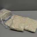 Peomeise Stretch Spandex Folding Chair Cover for Wedding Party Dining Banquet Event (Ivory, 6pcs)