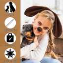 Coopay 20 Pieces Puppy Dog Costume Set Dog Ears Headband Nose Tail Bow tie Paw Gloves Animal Costume for Adult Kids Carnival Halloween Cosplay Accessories