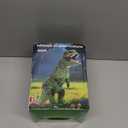 Inflatable Dinosaur Costume for Adult,Halloween Costumes T Rex Blow Up Costumes for Women Men,Funny Cosplay Party(Green) One Size