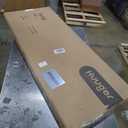 Huuger Computer Desk, 55 Inch Home Office Desk, Gaming Writing Work from Home Study Desk, Large Legroom, Sturdy Metal Frame, Modern Simple, Rustic Brown