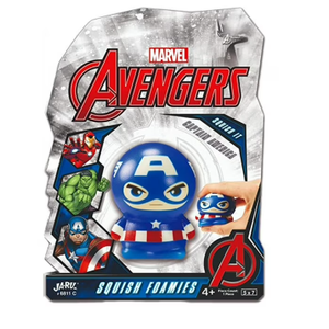 Marvel Avengers Foamies, Squishy Foam Super Heroes, Squishy Captain America, For Ages 4 Years