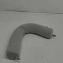 Dot&Dot Twist Memory Foam Travel Pillow for Airplanes - Travel Neck Pillow for Sleeping - Airplane Pillow for Neck Support, Chin, Lumbar and Leg - Adjustable, Bendable Neck Roll Pillow