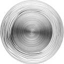 13 Inch Round Charger Plates, Set of 6, Dinner Chargers Bulk Wedding (Silver)