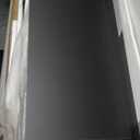 Huuger Buffet Cabinet with Storage, Storage Cabinet with Synthetic Rattan Decor Doors, Solid Wood Feet, for Hallway, Entry, Living Room, Black