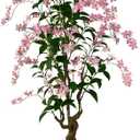 Artificial Jasmine Tree 7FT Artificial Interior Realistic Potted Silk Interior Large Fruit, Suitable for Home Office, Living Room, Bedroom, Stairs and Foyer Decoration