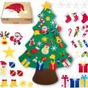 SOHAO 3.9Ft DIY Felt Christmas Tree for Toddlers with 30 Detachable Ornaments, Christmas Classroom Door & Wall Decoration, Xmas New Year Gift for Kids & Toddlers.