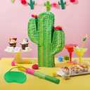 Cinco De Mayo Cactus Pinata for Kids Birthday Party, (16.75x11.25x3 in.) for Fun Fiesta Taco Party Supplies, Luau Event Photo Props, Mexican Theme Decoration, Carnivals Festivals, Taco Tuesday Event