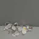 WOBANE LED Puck Lights Plug in, Under Cabinet Lighting with Switch, Dimmable Under Counter Lighting for Shelf, Closet, Cupboard, Bookcase, Display, Super Bright, 2700K Warm White, 6 Pack