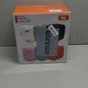 Mini Fridge Portable Thermoelectric 4 Liter Cooler and Warmer for Skincare, Eco Friendly Beauty Fridge For Foods,Medications, Cosmetics, Breast Milk, Medications Home and Travel (Black)