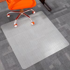 Extra Large 45" x 60" Chair Mat Heavy Duty Vinyl Floor Mat with Grips for Office, Studio & Pet Areas Non-Slip Floor Mat with Grip Spikes for Home Office Easy Clean & Extra Thick Carpet Mat