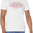 Lacoste Men's Sport Organic Jersey T-Shirt, Blanc, Small