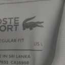 Lacoste Men's Big Sport Regular Fit UV Protect Polo Shirt (Large, White)