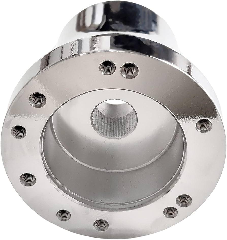  Golf Cart Steering Wheel Adapter (Adapter for Club Car Precedent - Black)