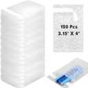PerKoop 120 Pcs 3.15 x 4 Inch Bubble Cushion Wrap Bags Bulk, Double Wall Bubble Cushion Wrap Pouches, Clear Protective Bags Thickening Shockproof for Shipping Packing Storage Moving