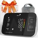 Blood Pressure Monitors for Home Use, Medical-Grade Accuracy,Automatic Measurement Rechargeable Blood Pressure Machine with Large LED Three-Color Warning for 2 User, Birthday Gifts for Family