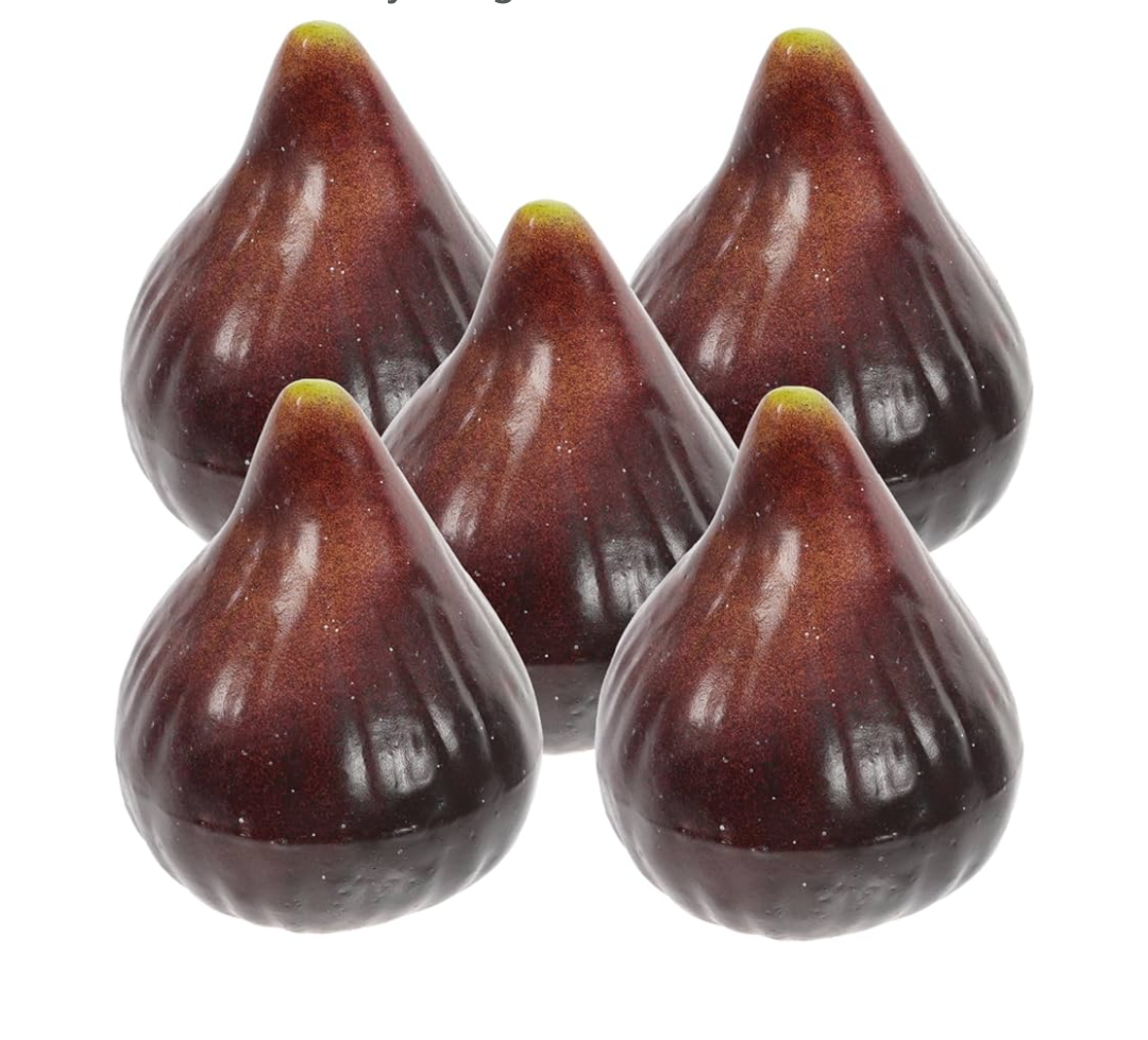 Imitation Fig Model Decorative Fig Prop 4pcs Set Random Color Plastic Fruit Store Display Boys and Girls Creative Plaything