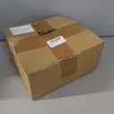 Baderke Set of 4 Snowflake Glass Coffee Mugs 12 oz Borosilicate Glass Cups with Handle Clear Winter Holiday Coffee Cups White Blue Snowflake Mugs for Drinking Beverages Latte Hot Chocolate