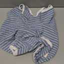 TONY HOBY Female/Male Pet Dog Pajamas Stripes 4 Legged Dog pjs Jumpsuit Soft Cotton Dogs Clothes (M, Blue+White-Girls)