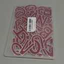 72 Pcs Rhinestone Letter Stickers - Crystal Alphabet A-Z & Number 0-9 Self-Adhesive Letter Patches Bling Glitter Stickers for Clothing Craft Decor (Red)