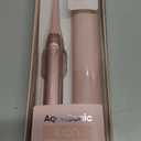 Aquasonic Icon ADA-Accepted Rechargeable Toothbrush | Magnetic Holder & Slim Travel Case | 2 Brushing Modes & Smart Timers | Gentle Micro-Vibrations (Blush) (1 Count (Pack of 1))